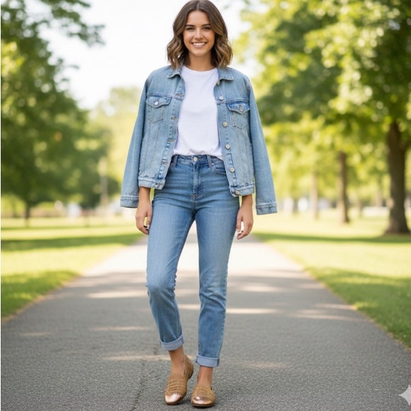 Dolce Vita Leather Tan Loafer with Bronze tip size 8M - Picture 6 of 13